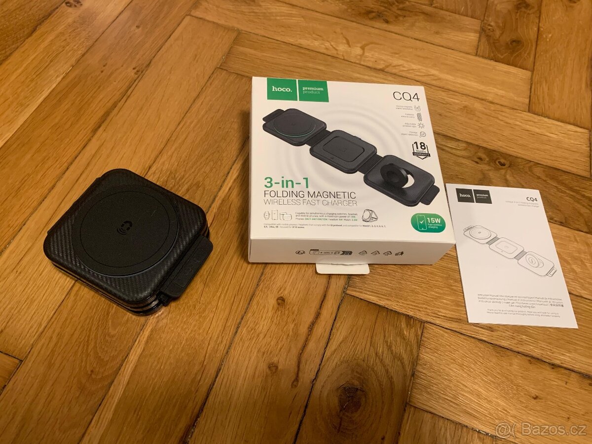 Bezdrátová nabíječka HOCO CQ4 3-in-1 - 9