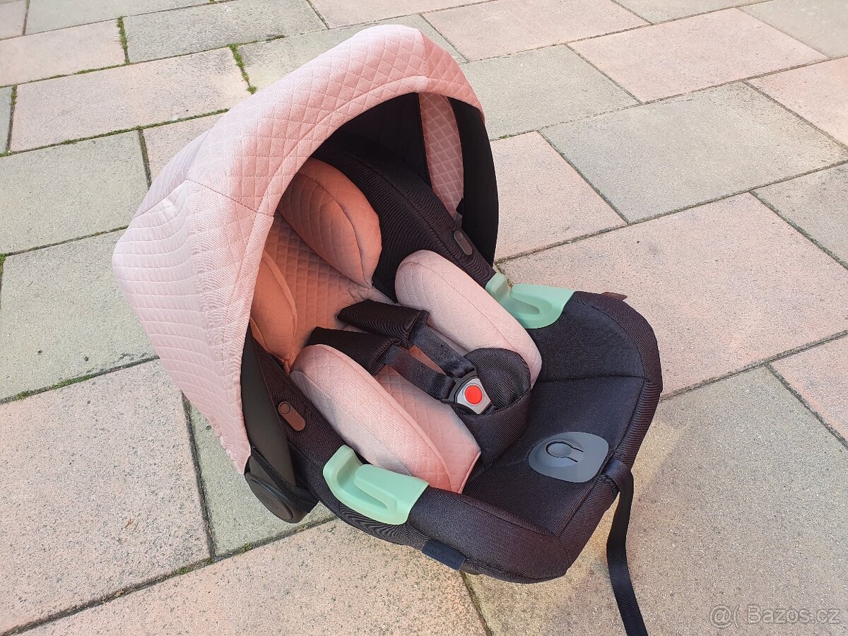 Kočárek ABC design Salsa air 4 2021 rosegold trojkombinace - 9