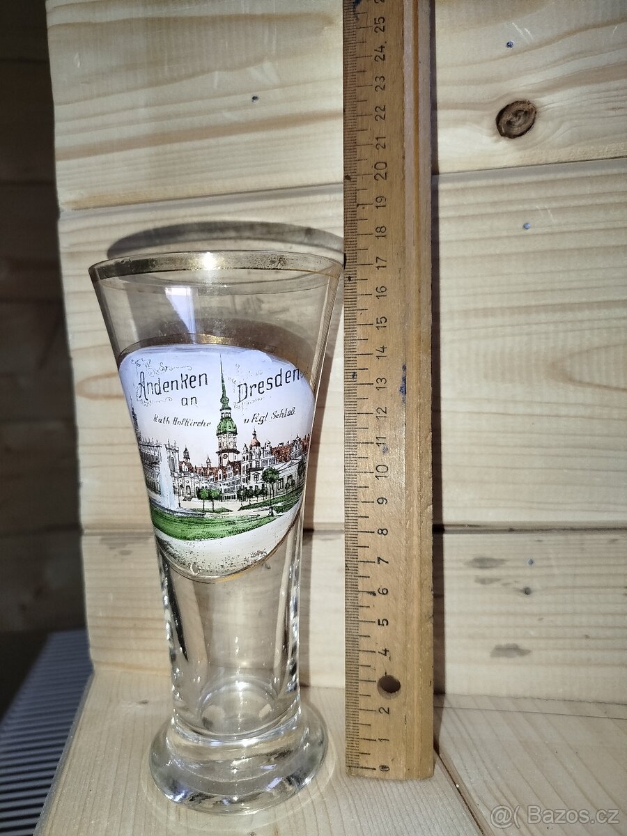 HRADČANY 100% STAV MALOVANÁ UPOMÍNKOVÁ SKLENICE - 9