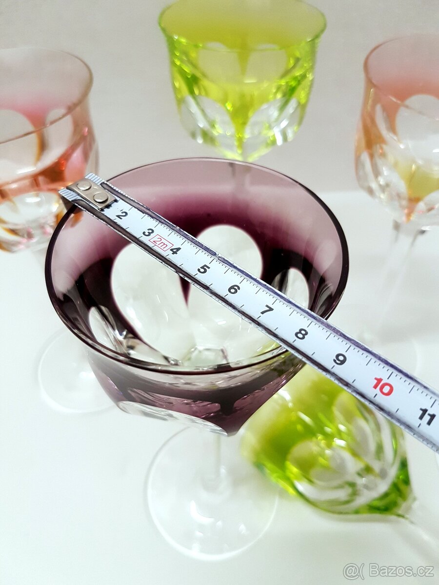 Moser sklenice na stopce " Lady Hamilton" - 9