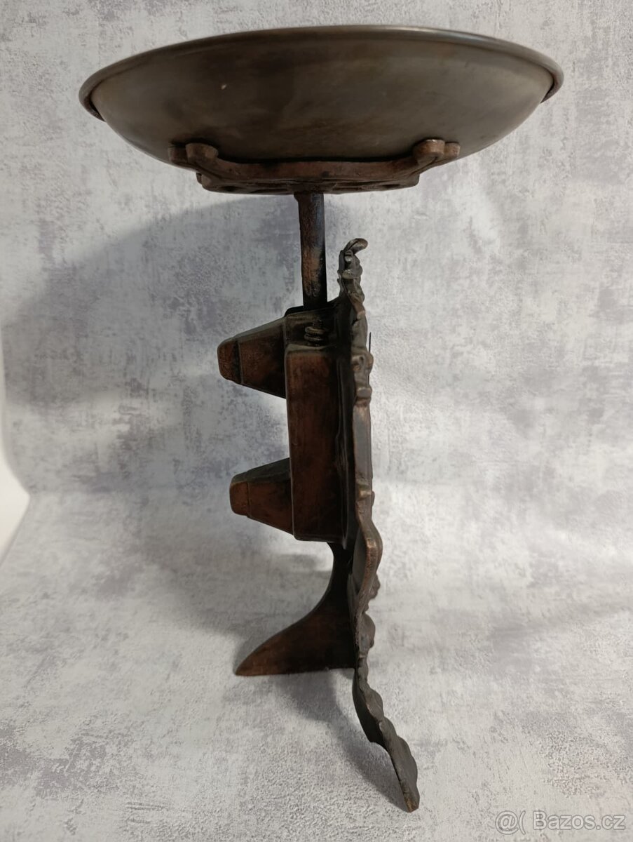 Velmi pěkné jednomiskové 10kg figurální váhy. - 9