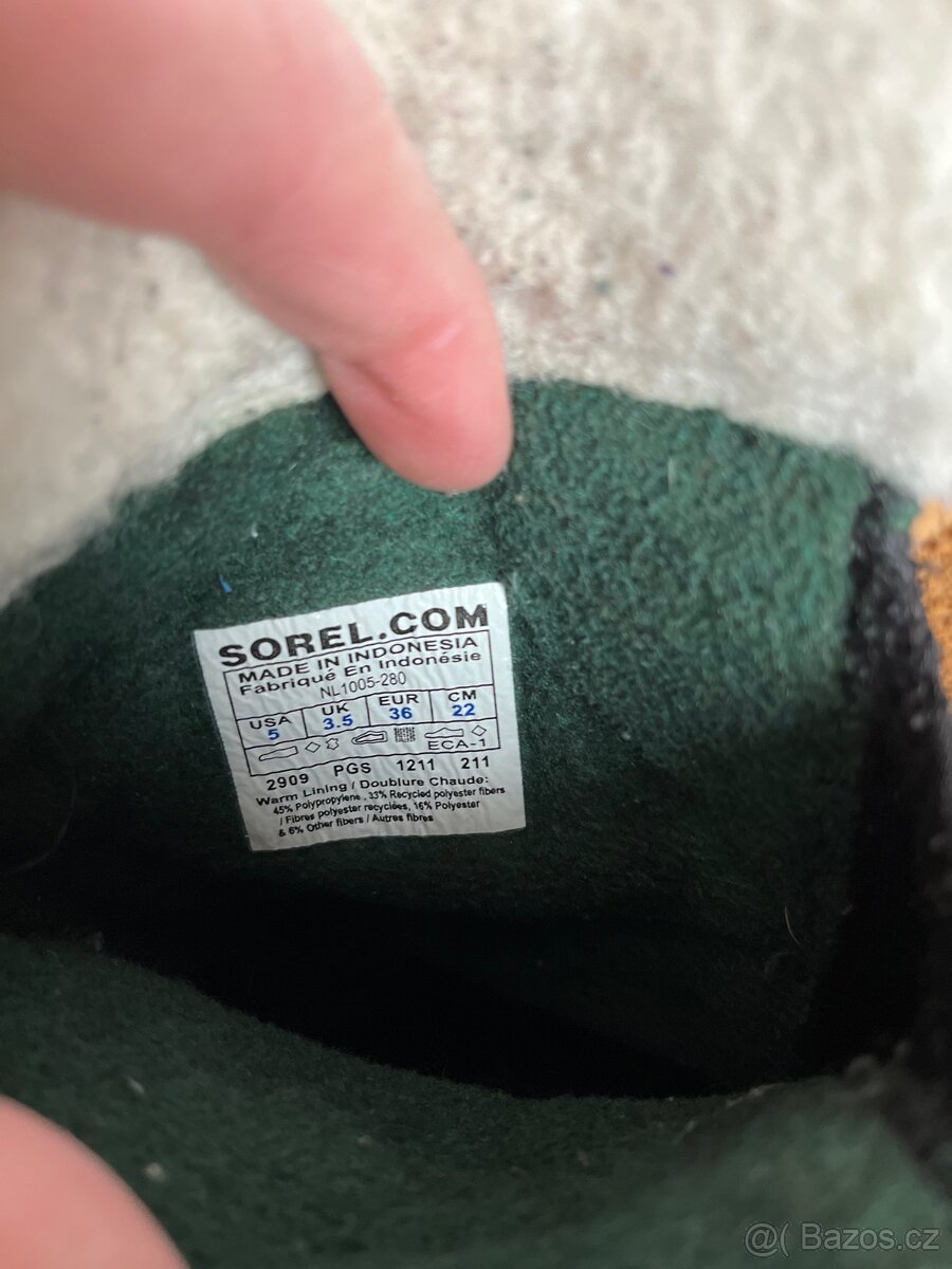 Sněhule Sorel pravá kůže, vel. 36 - 9