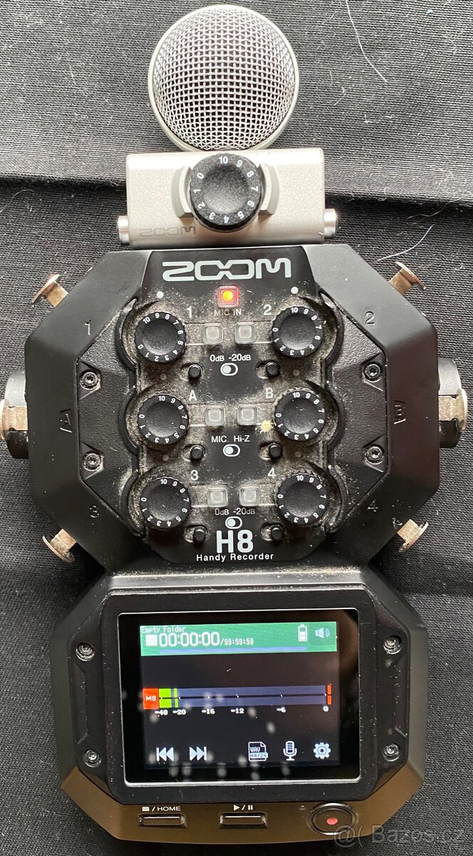 Zoom H-8, set mikrofonů a příslušenství, perfektní stav - 9