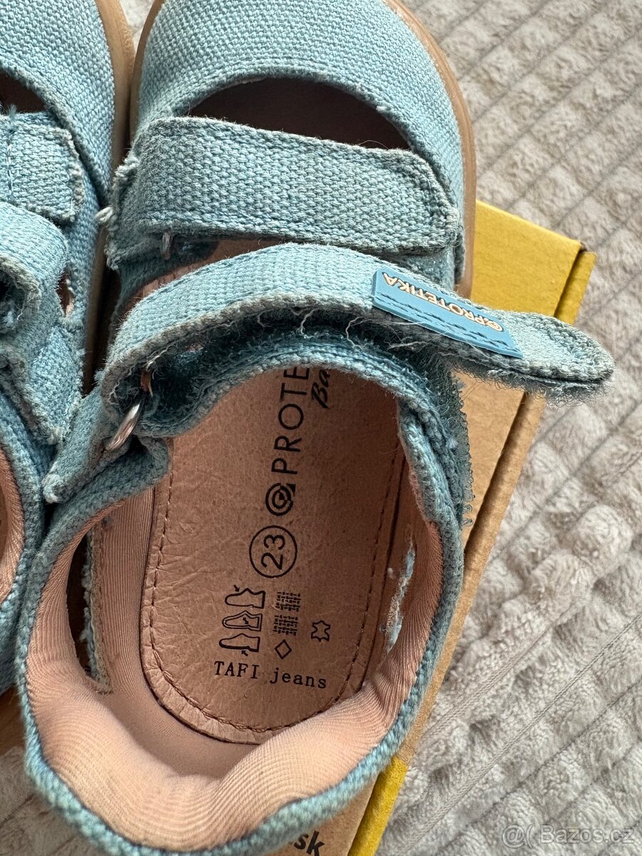 Sandálky protetika tafi jeans 23 - 9