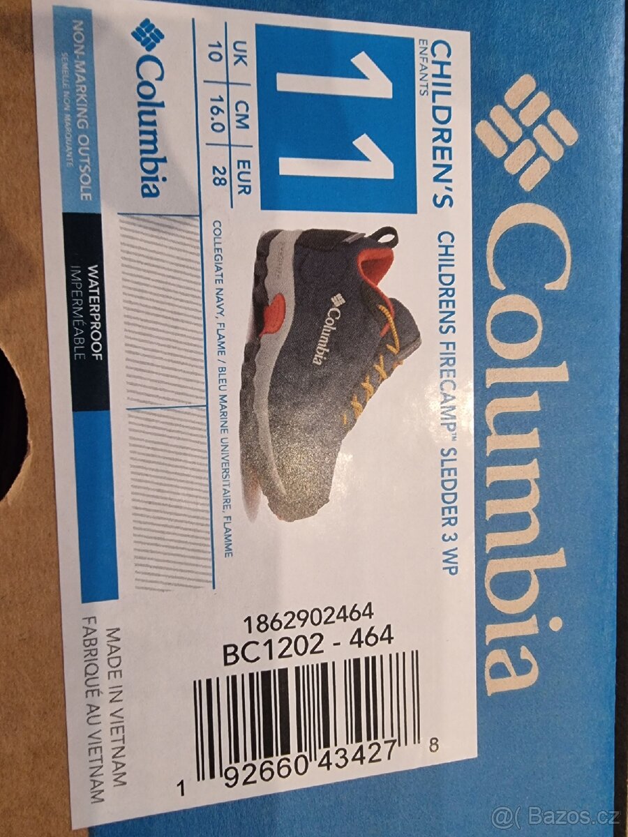 Dětské trekové boty Columbia vel. 28 - 9