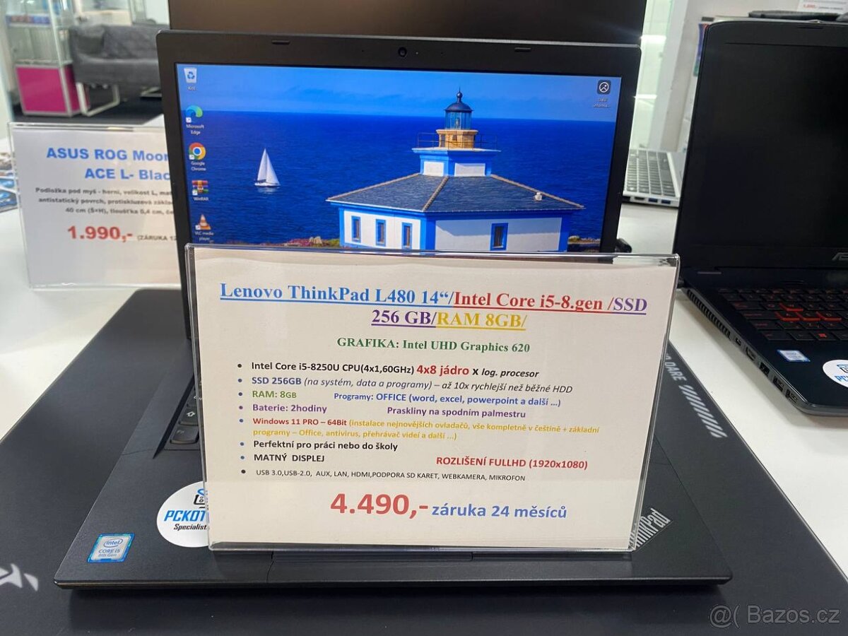 Lenovo ThinkPad L480 14“/Intel Core i5-8.gen /SSD 256 GB/ - 9