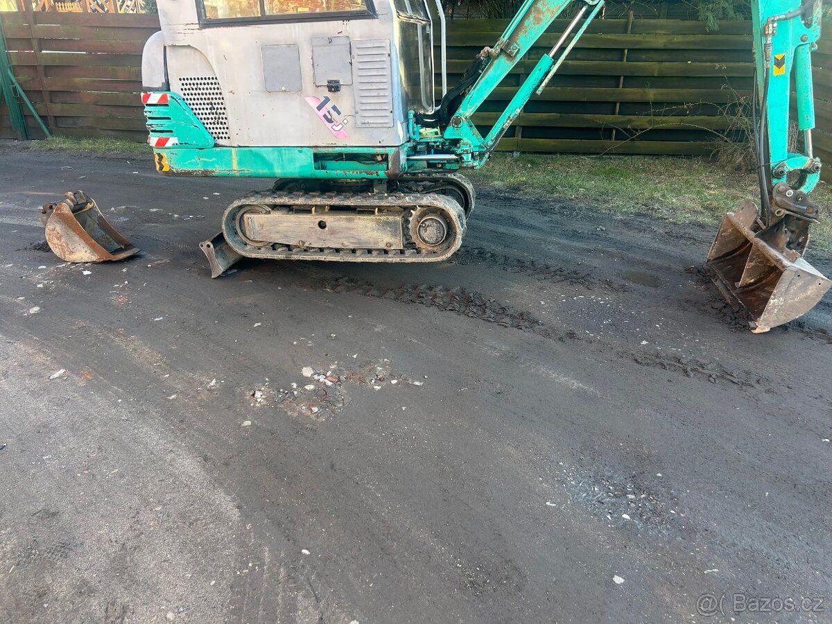 Ihi 15j Minibagr 1.5T + 2x lžíce - 9