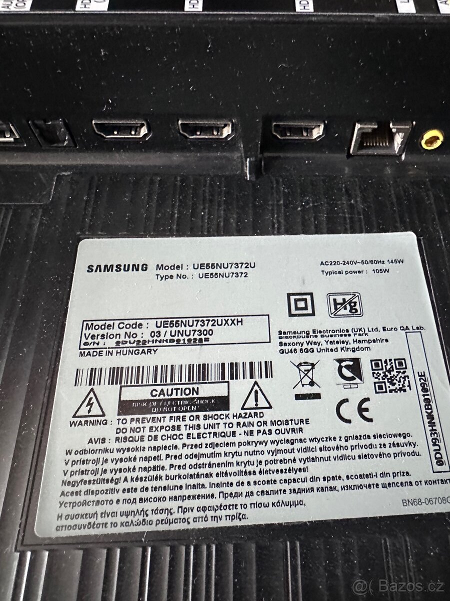 Samsung 55" 4K UHD Smart Tv - 9