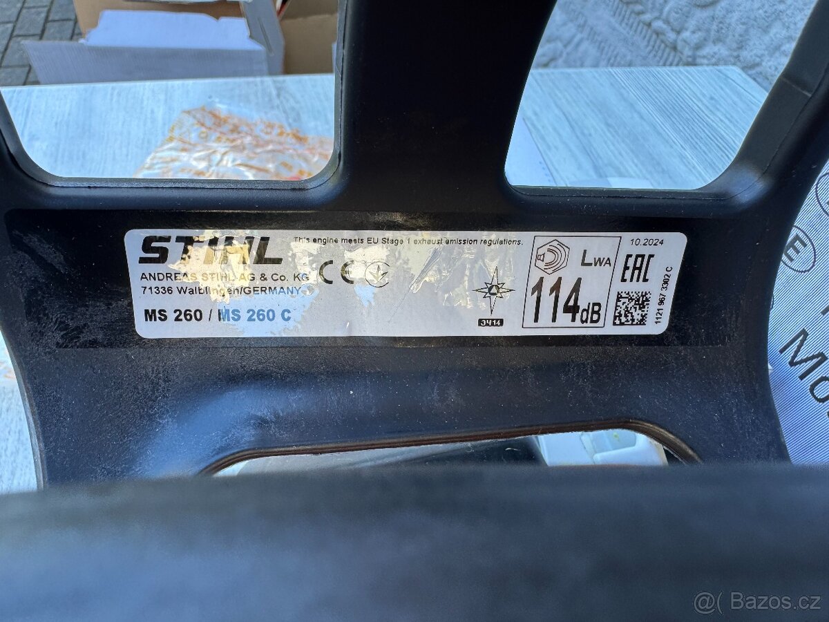 Stihl MS 260 Nová motorová pila - 9