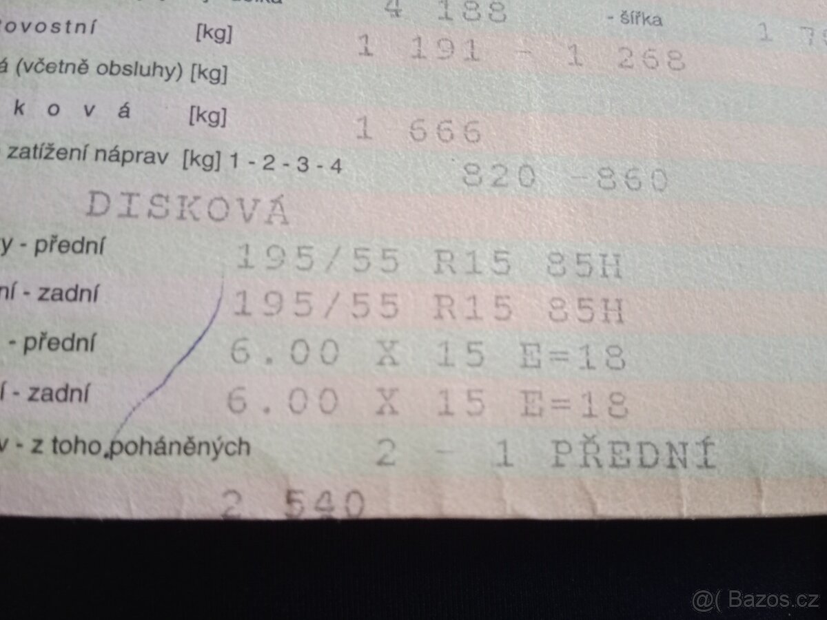 Letní pneu Matador 195/55 R15 - 9