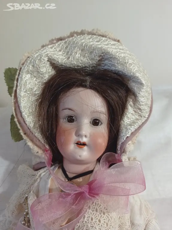 Starožitná kloubová panenka . - 9