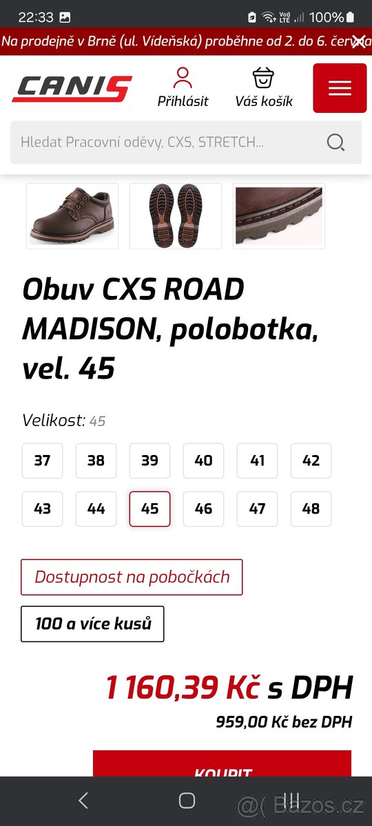 Pracovní boty - farmářky - CXS Road Madison - 9