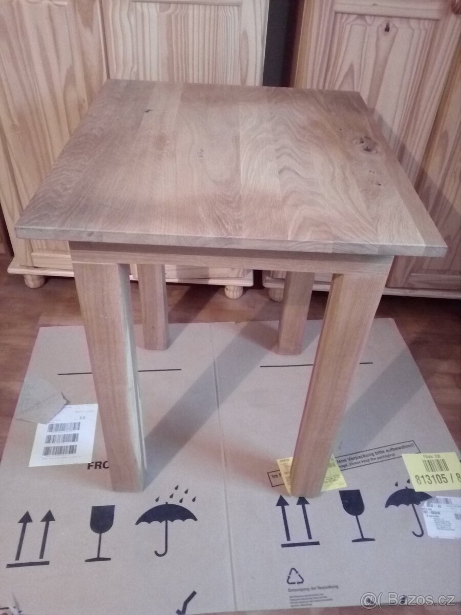 Prodám dubový stůl 65 x 58 cm - 9