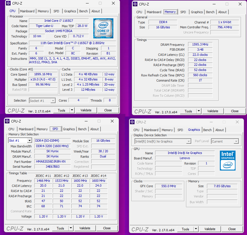 Prodám notebook Lenovo ThinkPad E15 Gen 2 v zachovalém stavu - 9