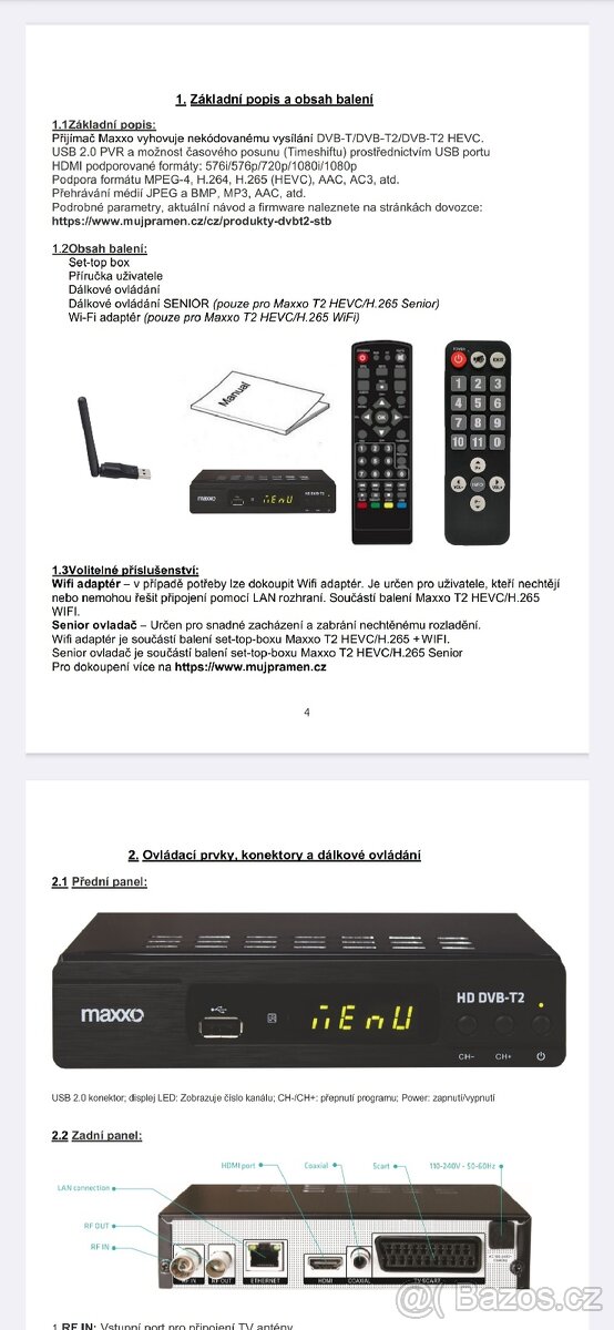 Televize Thomson 40" Full HD + DVB-T2 set-top box Maxxo - 9