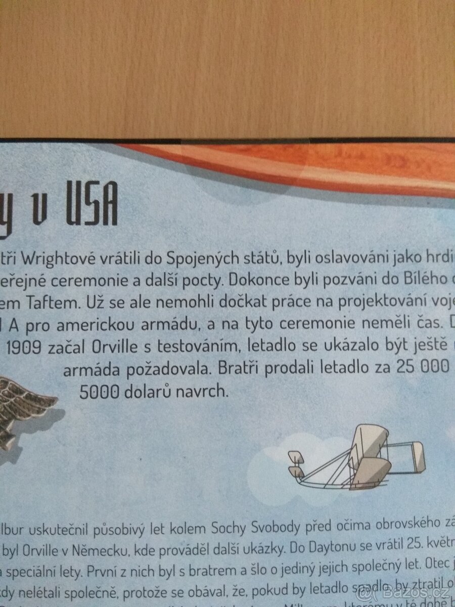 Nová kniha Vědci a vynálezci: Bratři Wrightové + model - 9