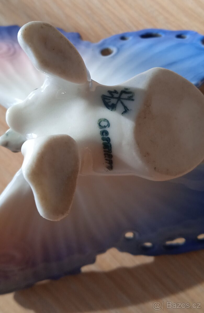Porcelánový motýl Karl Ens - 9
