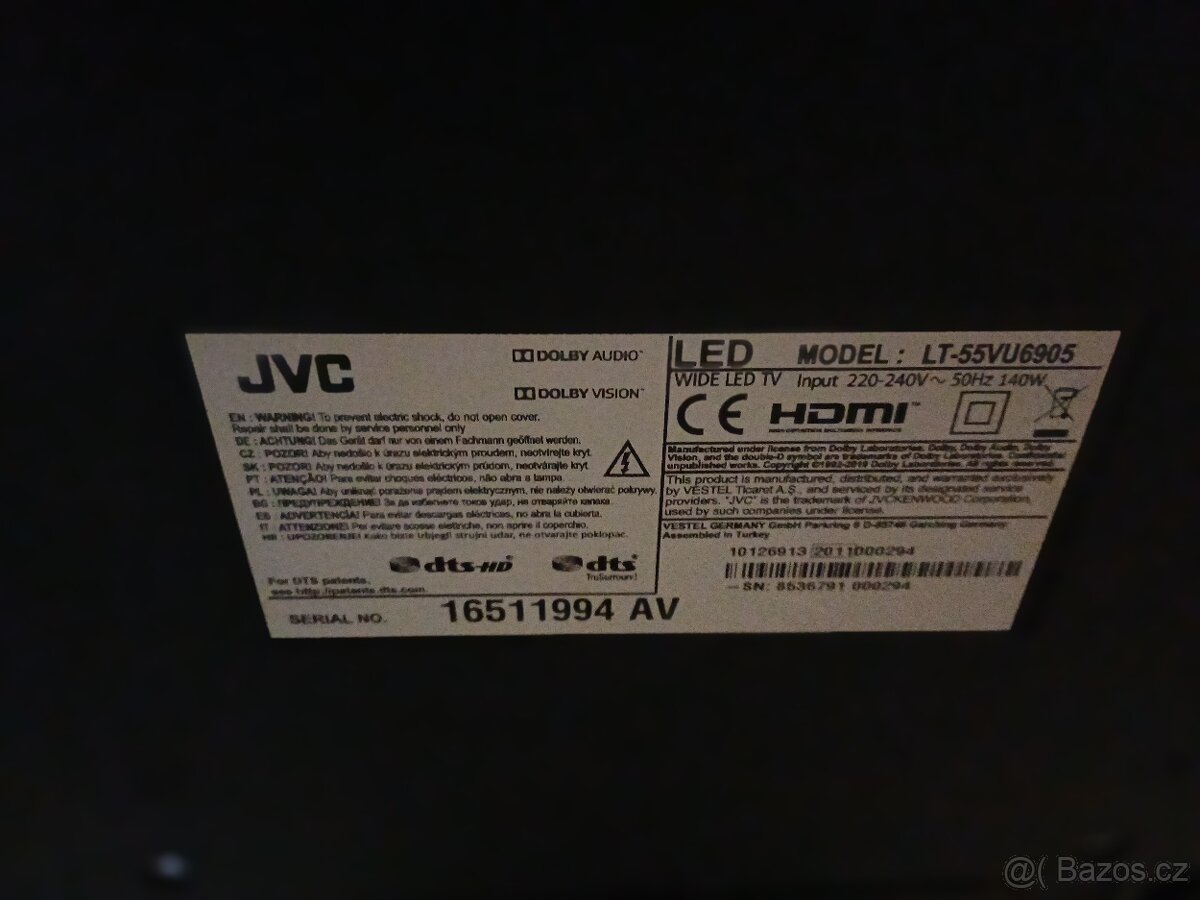 4K Smart TV 55" JVC LT-55VU6905-úhlopříčka 140cm - 9