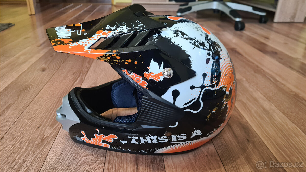 Dětská motokrosová helma KXD vel. XL 53 - 54 - 9