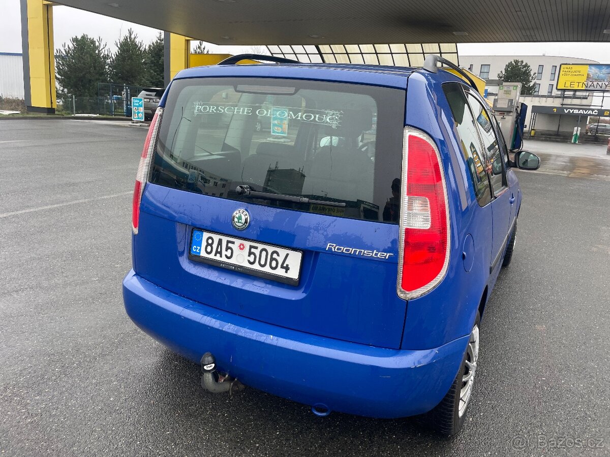Škoda Roomster 1.4 TDI. Rok 2009. Najeto 199 tis km. Tažné - 9