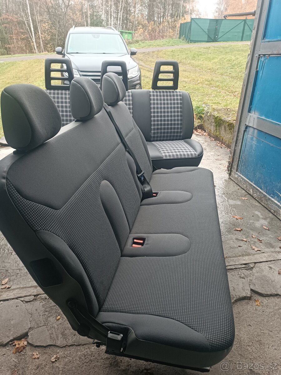 Zadní sedačka Renault Trafic,Opel , 3 místa - 9