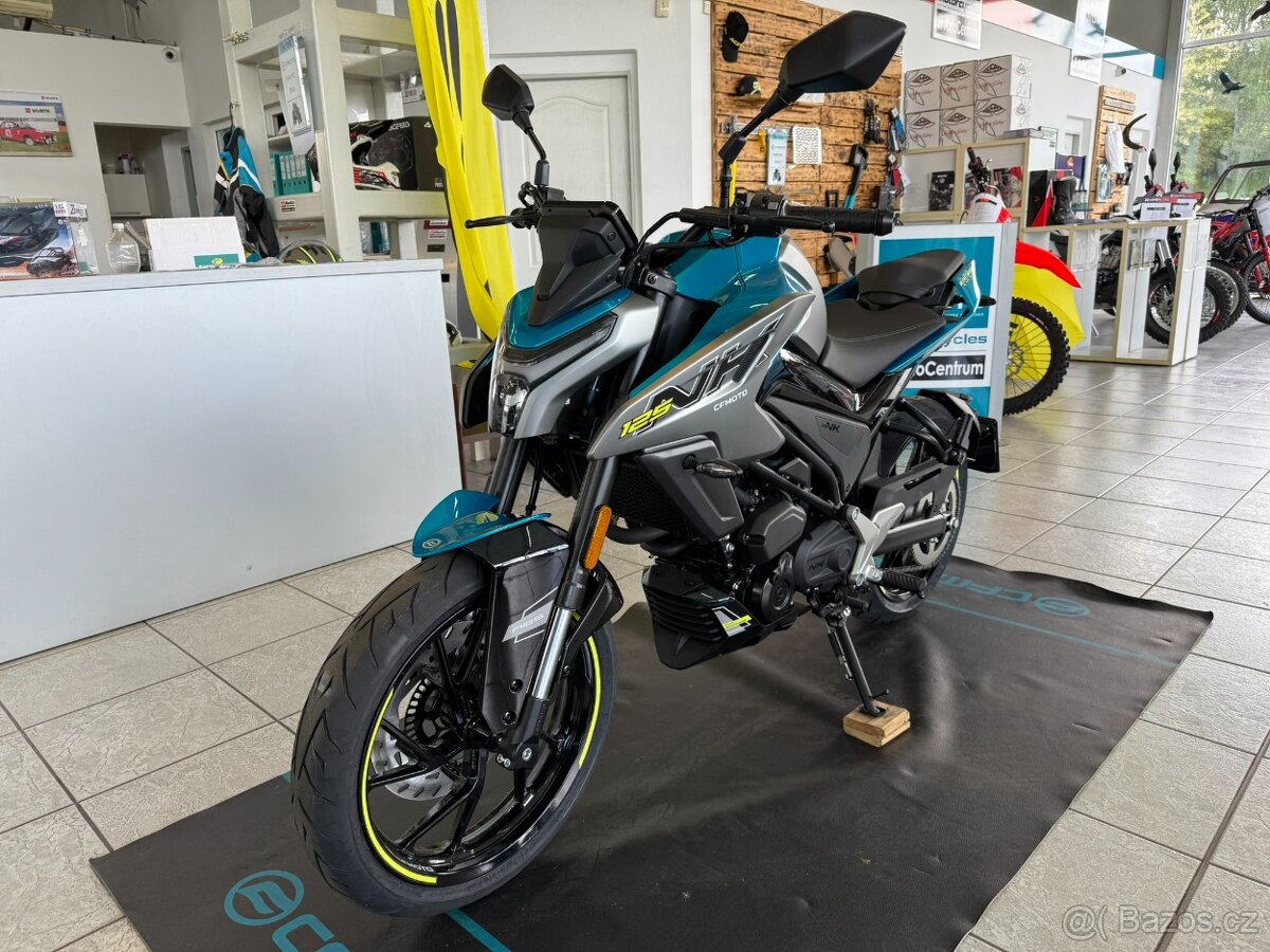cfmoto 125 NK - modrá, černá skladem AKCE HELMA - 9