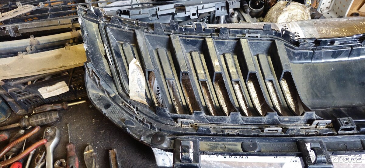 Maska skoda karoq 57A853653B mrizka narazniku - 9