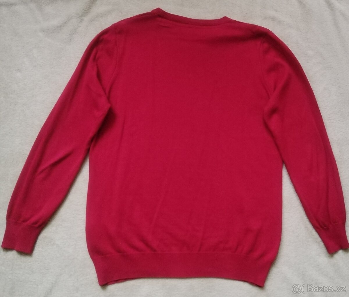 Pánský červený svetr POLO by RALPH LAUREN vel. L - 9