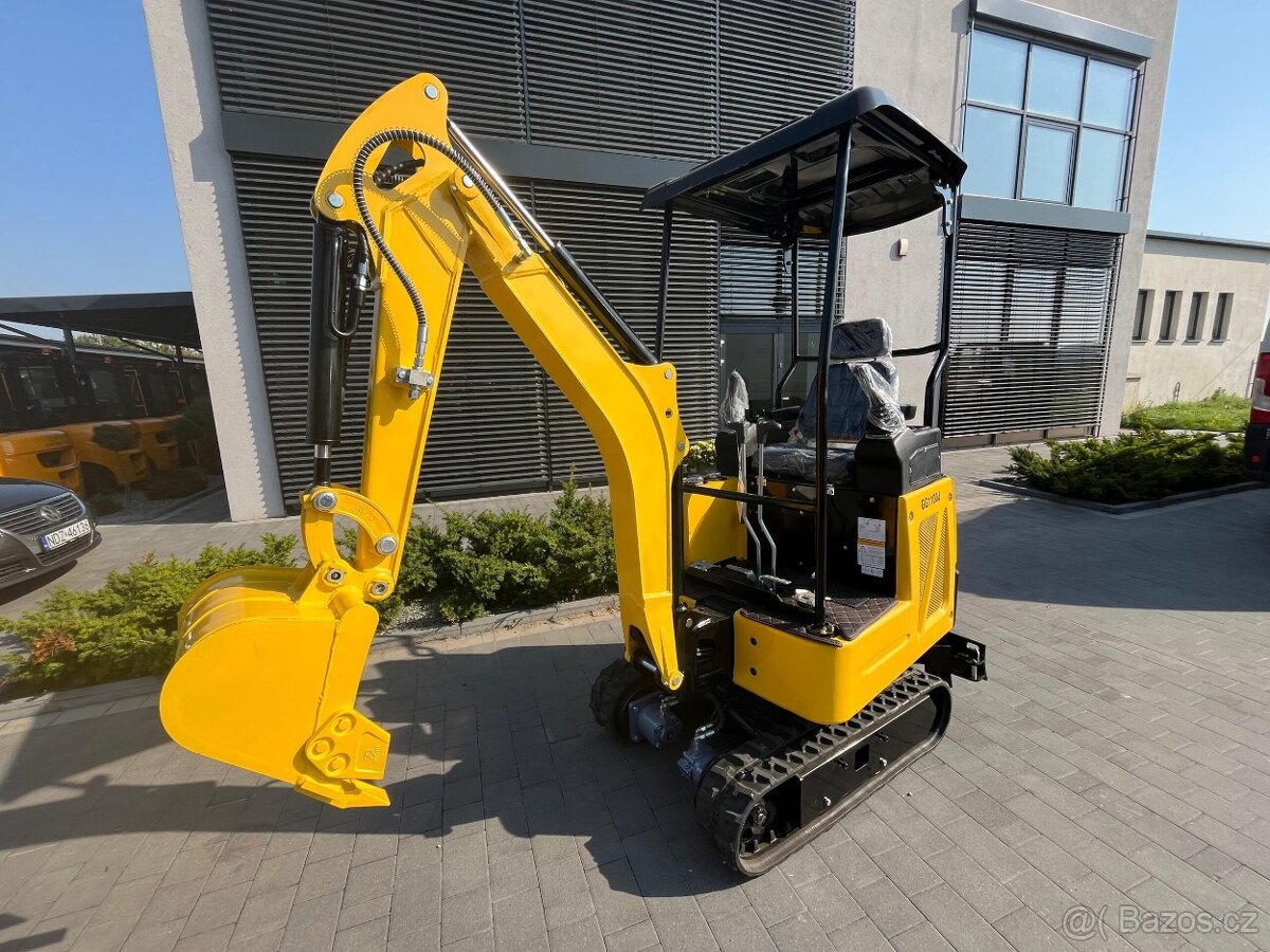 Minibáger GG 1100 J -Koncoročná AKCIA + Dovoz GRÁTIS - 9