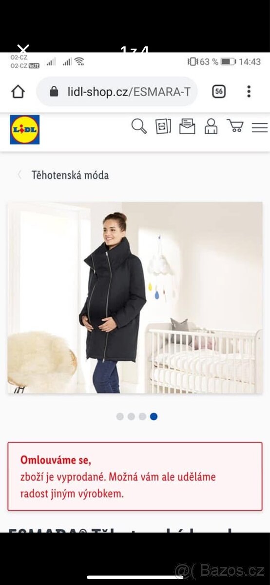 Těhotenská/nosící bunda - 9