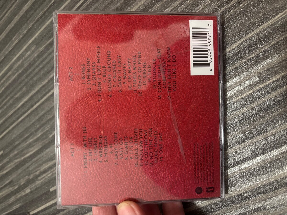 Téměř nová cd Protheus, Rammstein, Imagine dragons, LDR, M.P - 9