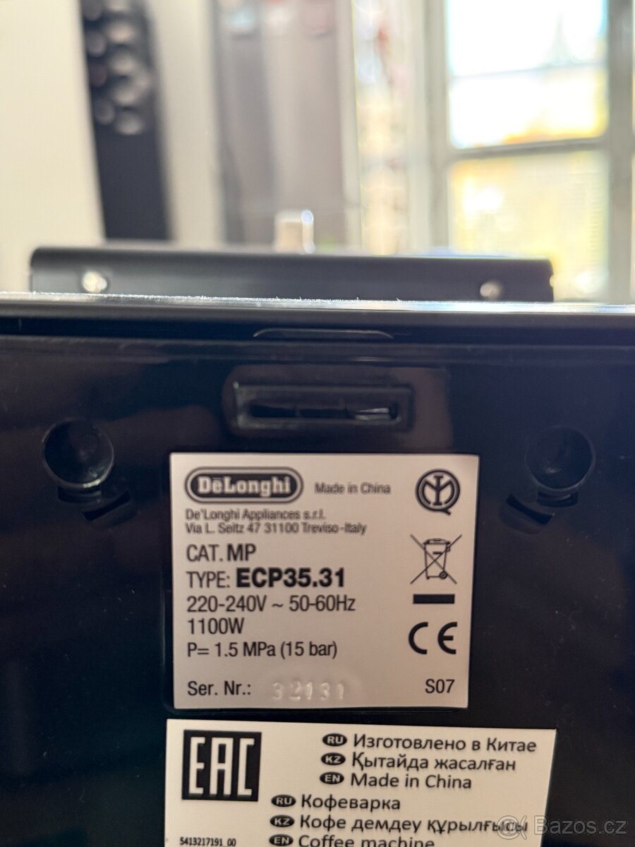 Prodám kávovar Delonghi ECP 35.31, mlýnek Siguro SGR-GR-K630 - 9