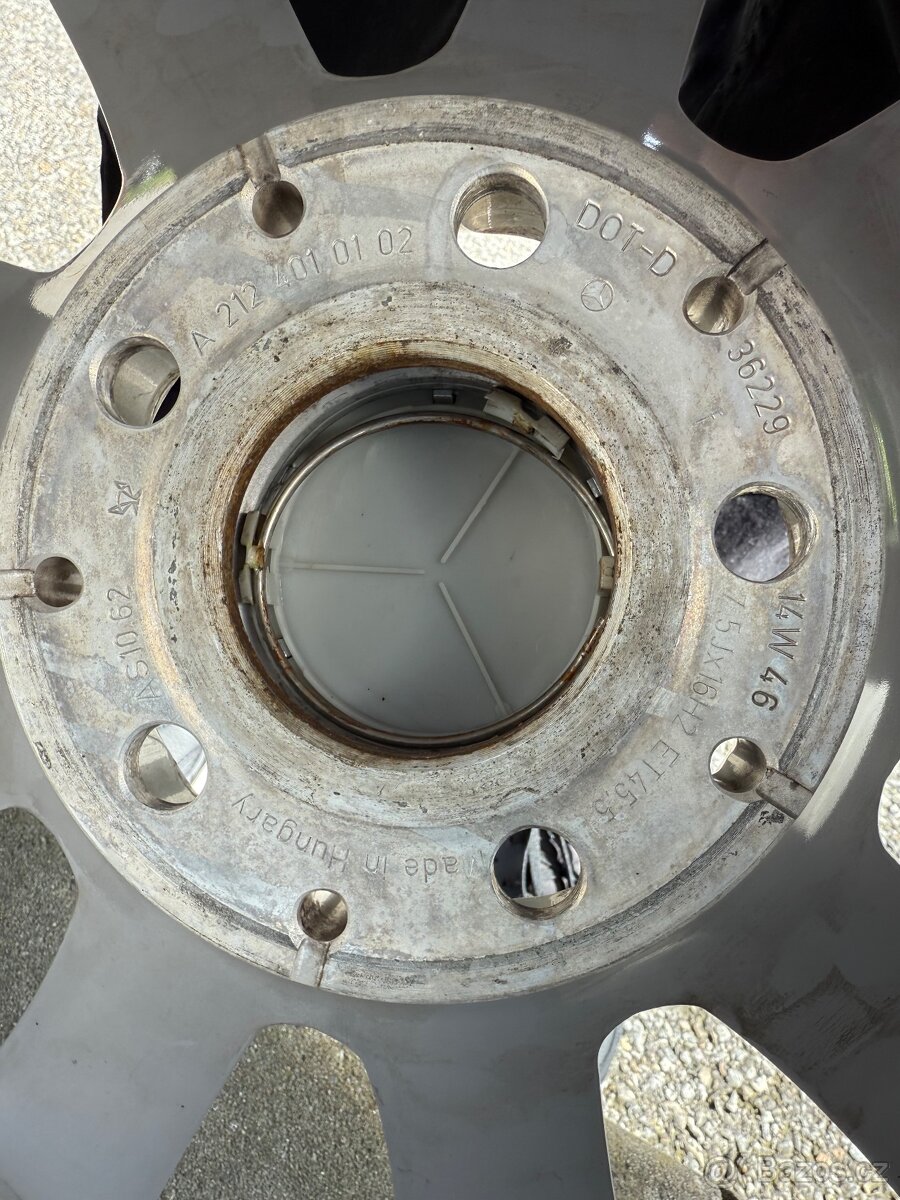 ALU KOLA ORIGINÁL MERCEDES 16" 5X112 ET45,5 7,5J sada 4ks - 9