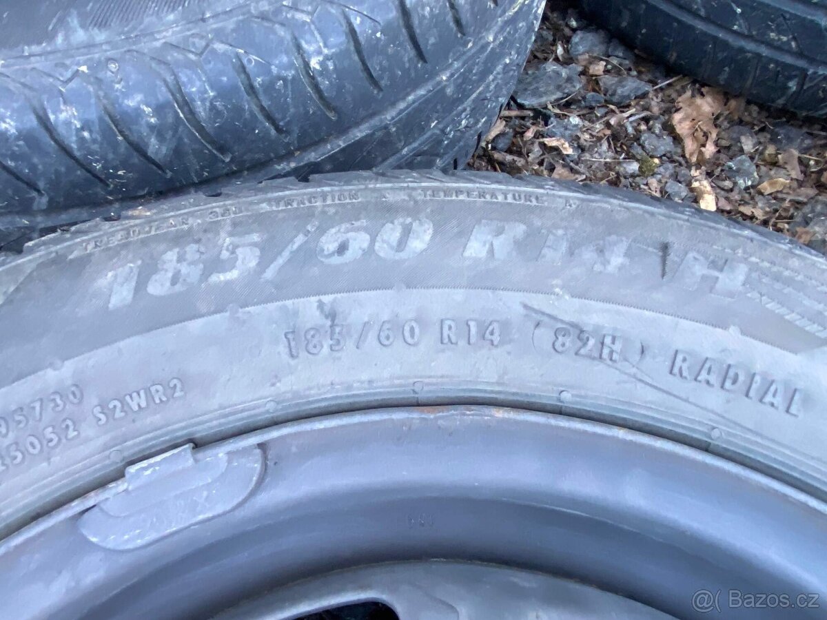 118. sada letní kola 185/60 r14 5x100 VW Škoda - 9