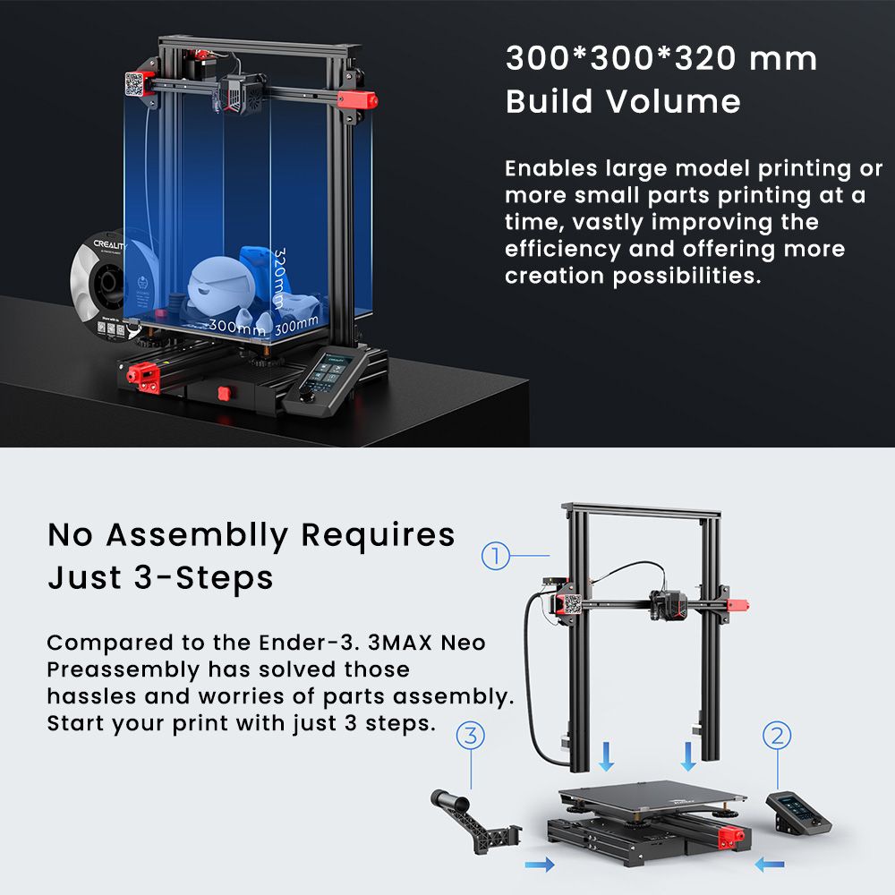 3D tiskárna Creality Ender 3 Max Neo - 9