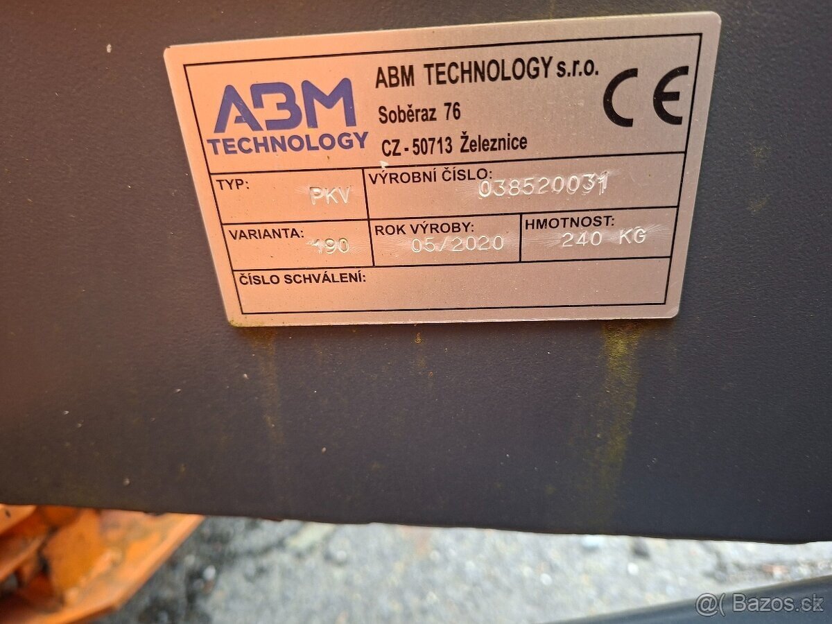 Multicar šípová radlice ABM Technology Pkv 190 - 9