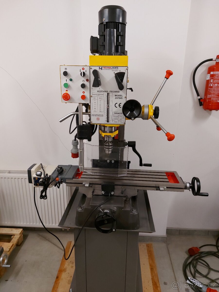 Vrtačko frézka TECHNOLOGIS ZX 7045 400 V 330 kg - 9