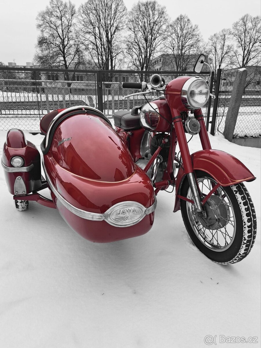 Jawa 250 + sidecar Velorex 560 - 9