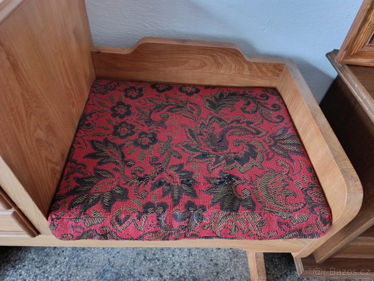 Rustikální lavice, botník, masív, Nábytek Spříběhem - 9