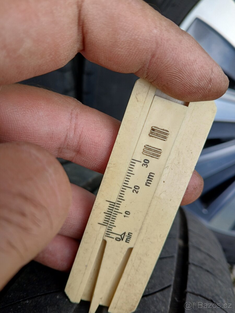 ALU kola,sada,Škoda DRAKON,MICHELIN,215/55 R17,5x112,TOP - 9