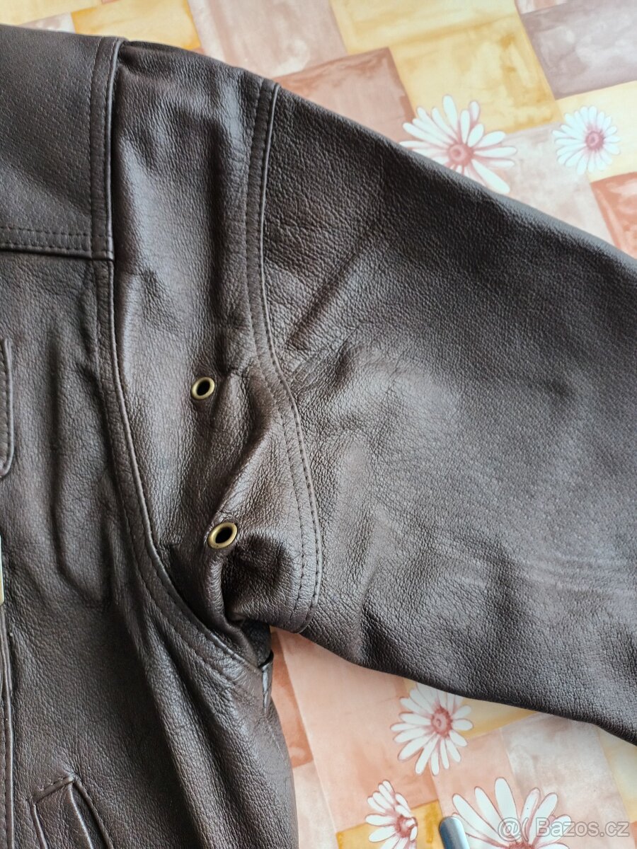 Kožená pánská bunda XXL - 9