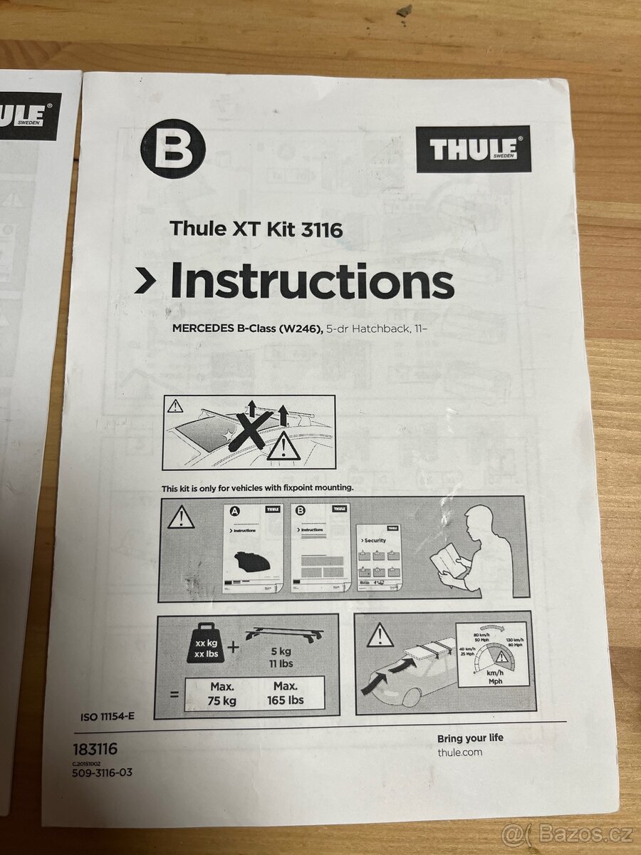Thule kit 3116 + Thule Rapid System 753 - 9