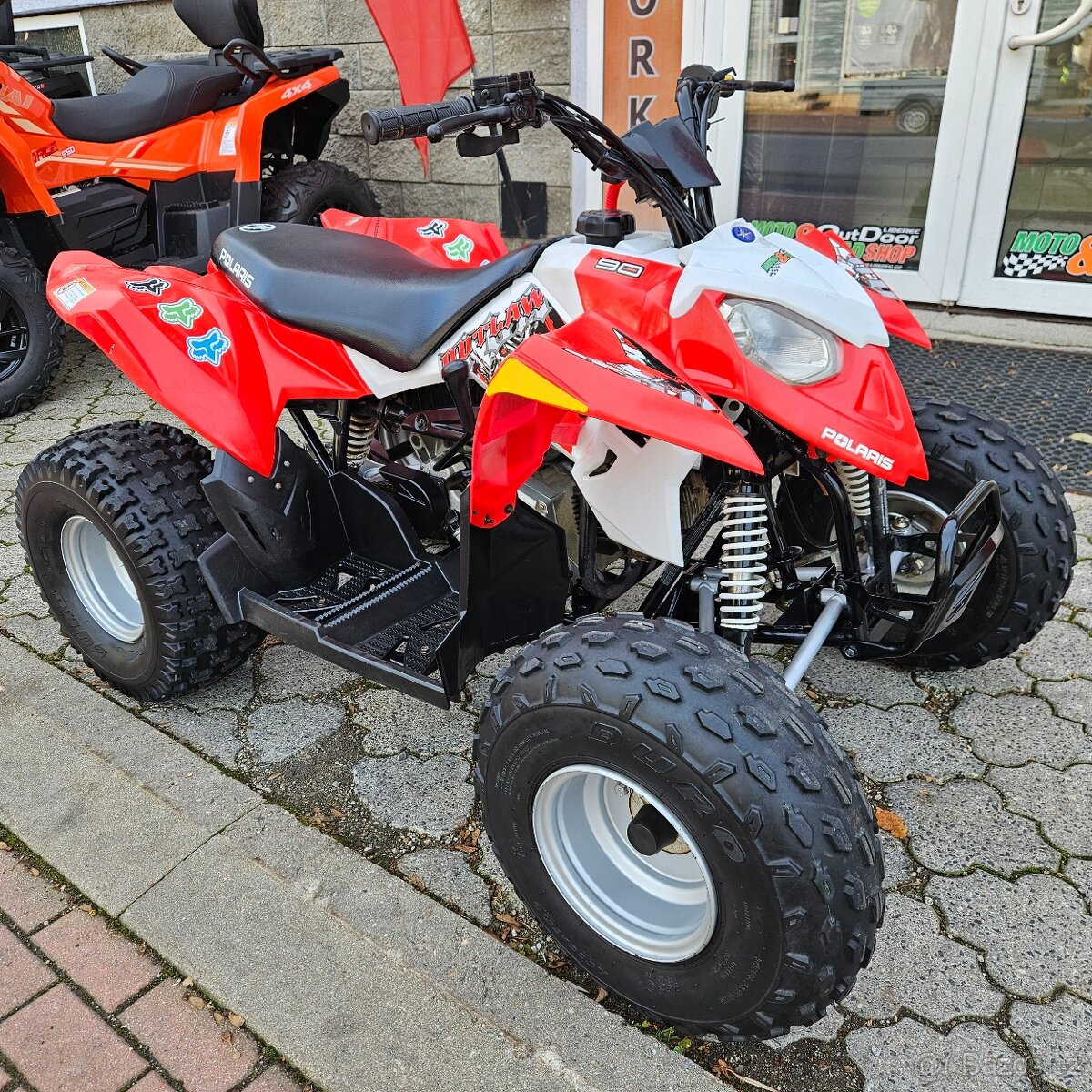 Polaris Outlaw 90, ČR, nové brzdové obložení, 6kw - 9