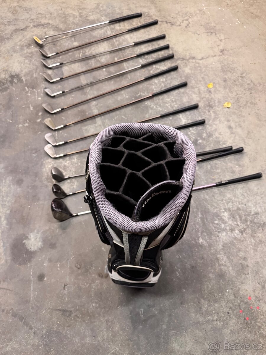 Golfový set s vozíkem - 9