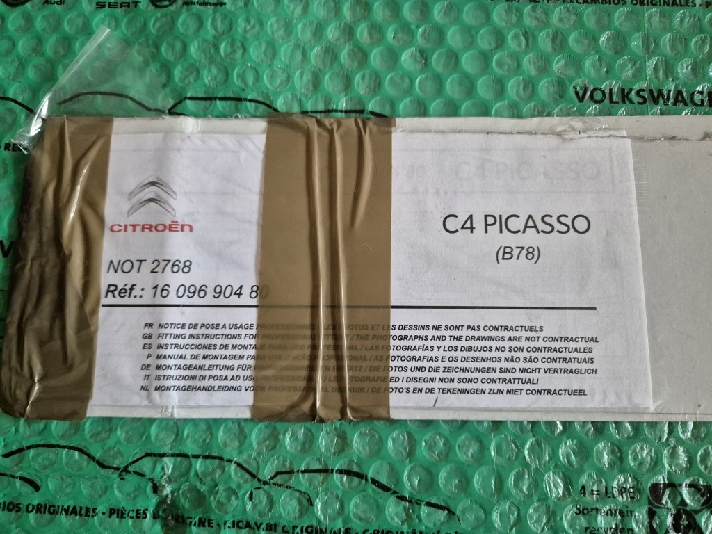 dekorativní ozdobné a ochranné lišty prahu Citroen C4 Picass - 9