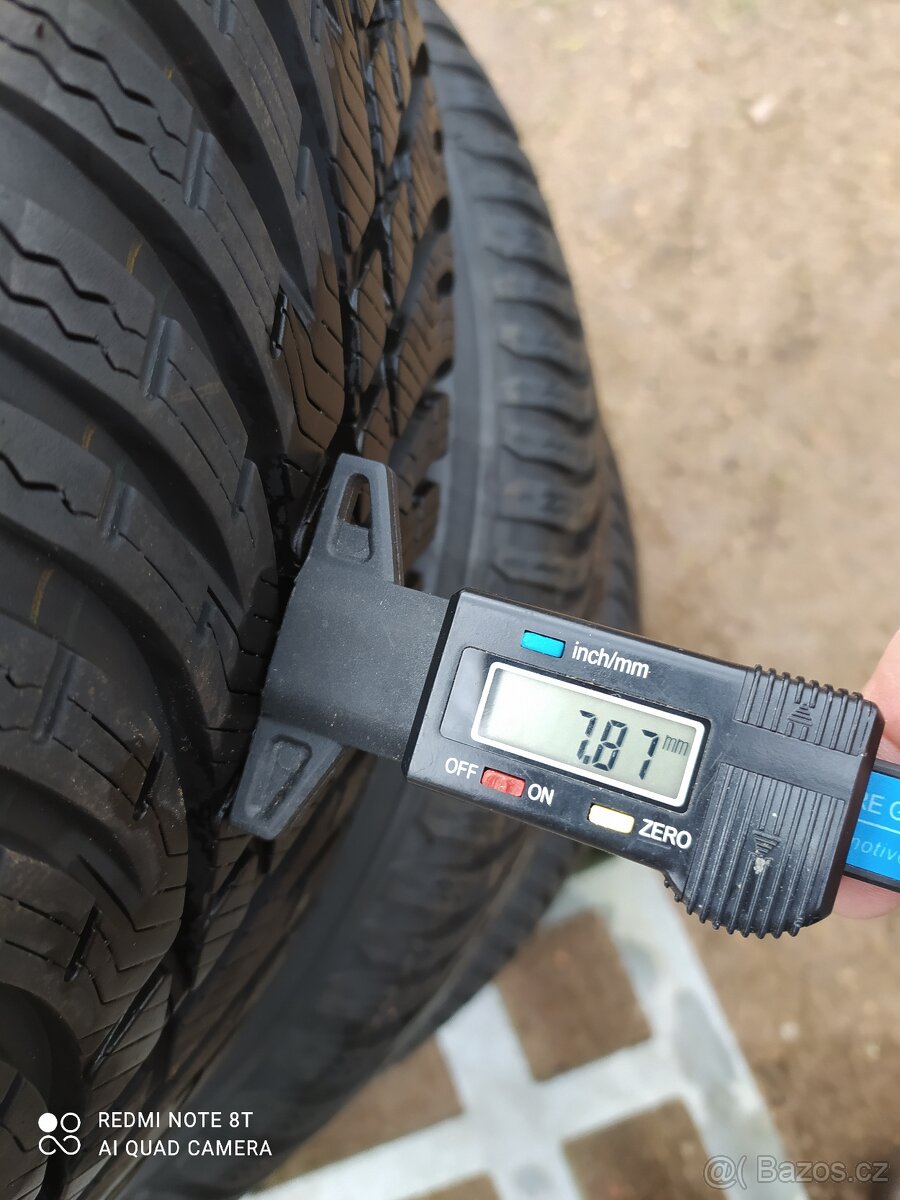 PLECHOVÉ KOLA VW - 5x112-r16+ZIMNÍ PNEU KLEBER 205/60/16-4ks - 9