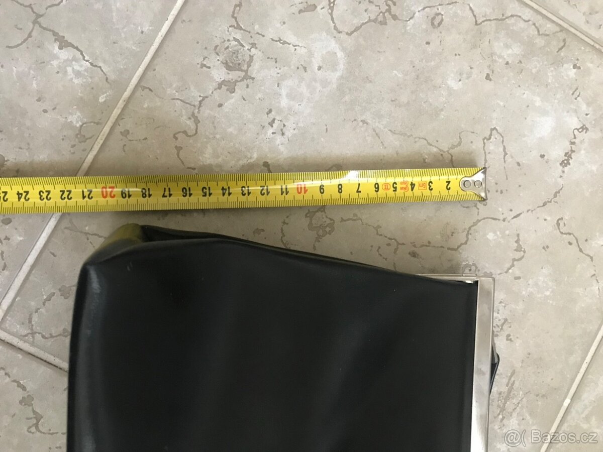 kabelka černá se sponou, retro - TOP STAV - 9