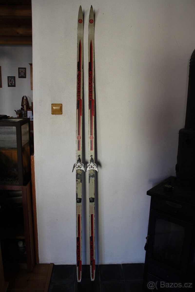 Různé běžky 180-215 cm, boty na běžky vel. 30-43 - 9