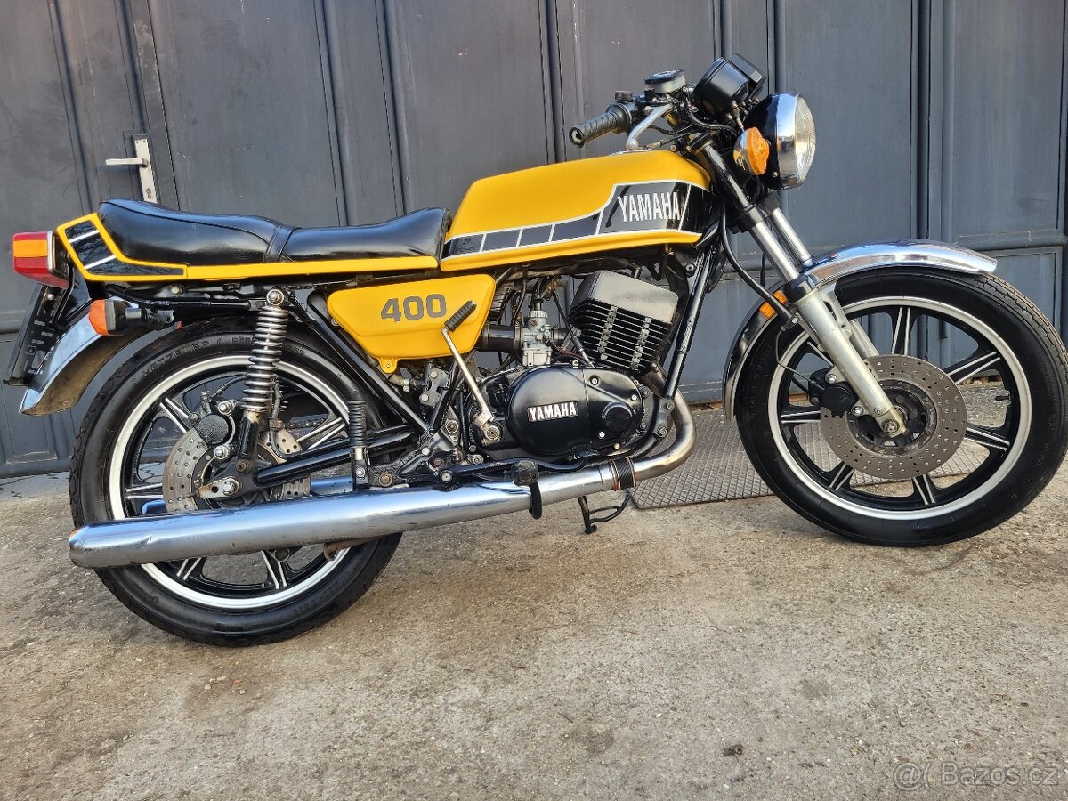 Yamaha RD 400 r.v. 1979 typ 1A3 DOKLADY 2T MOTOR - 9