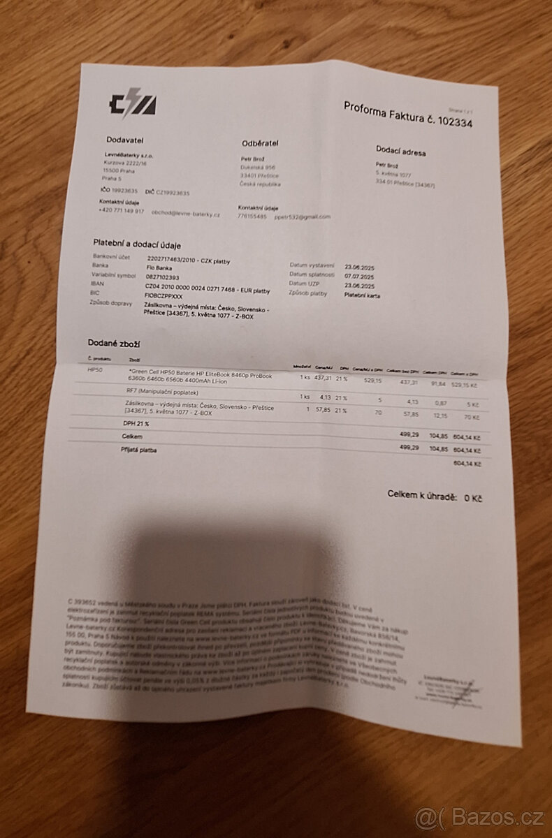 HP Elitebook 8460 p - 9